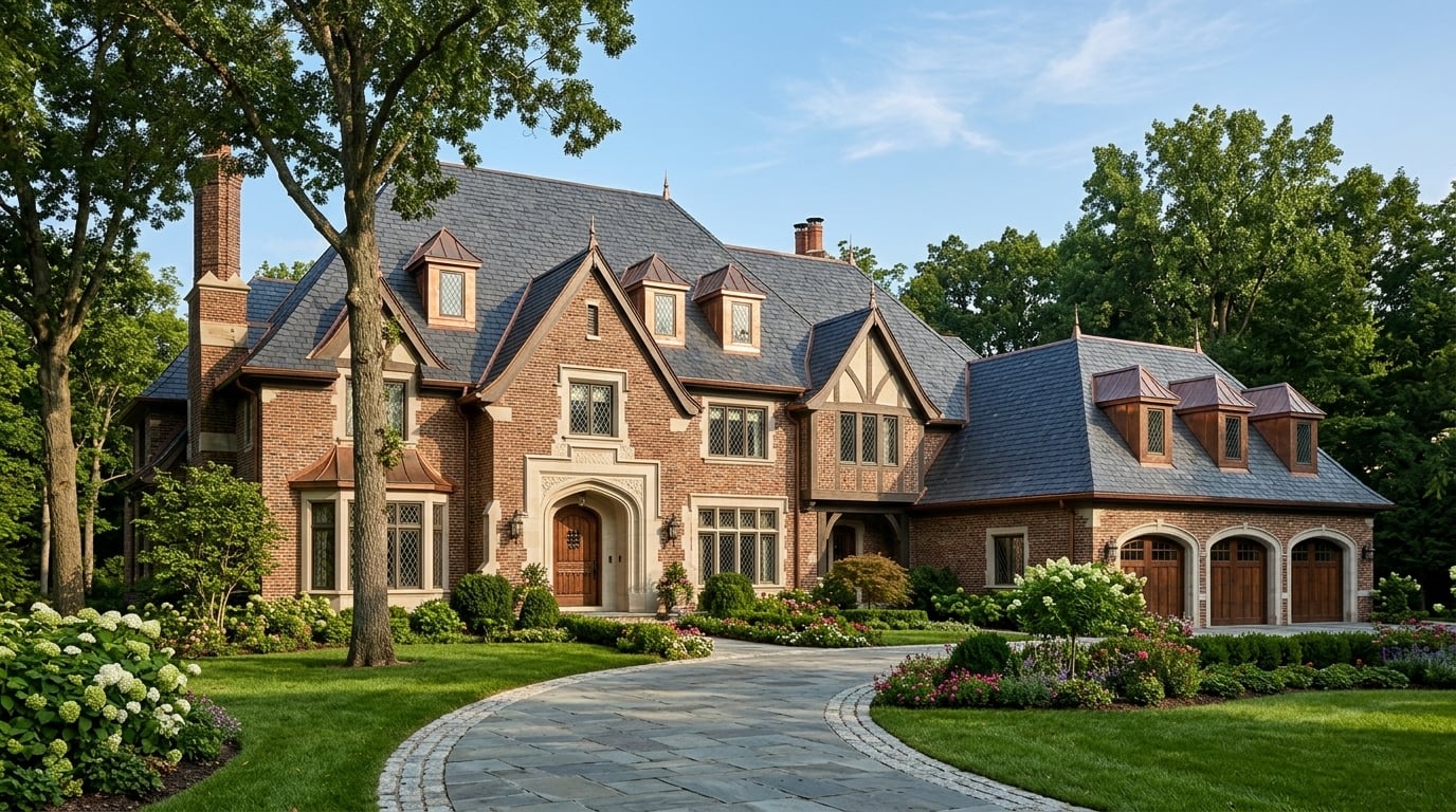 Luxury Estate Quarried Vermont Slate Installation